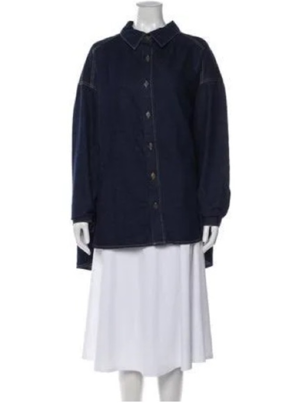 DISSH Dark Navy Denim Shirt Jacket